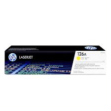 หมึก HP CE312A Toner No.126A Yellow Cartridge สีเหลือง ของแท้