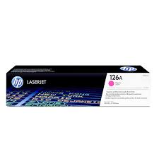 หมึก HP CE313A Toner No.126A Magenta Cartridge สีแดง ของแท้